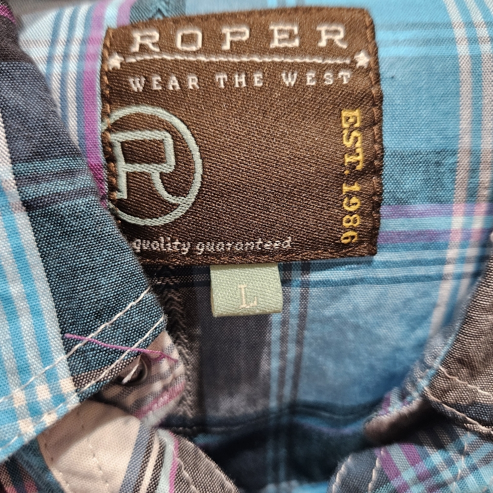 Ladies Large Roper western shirt - Picture 3 of 3